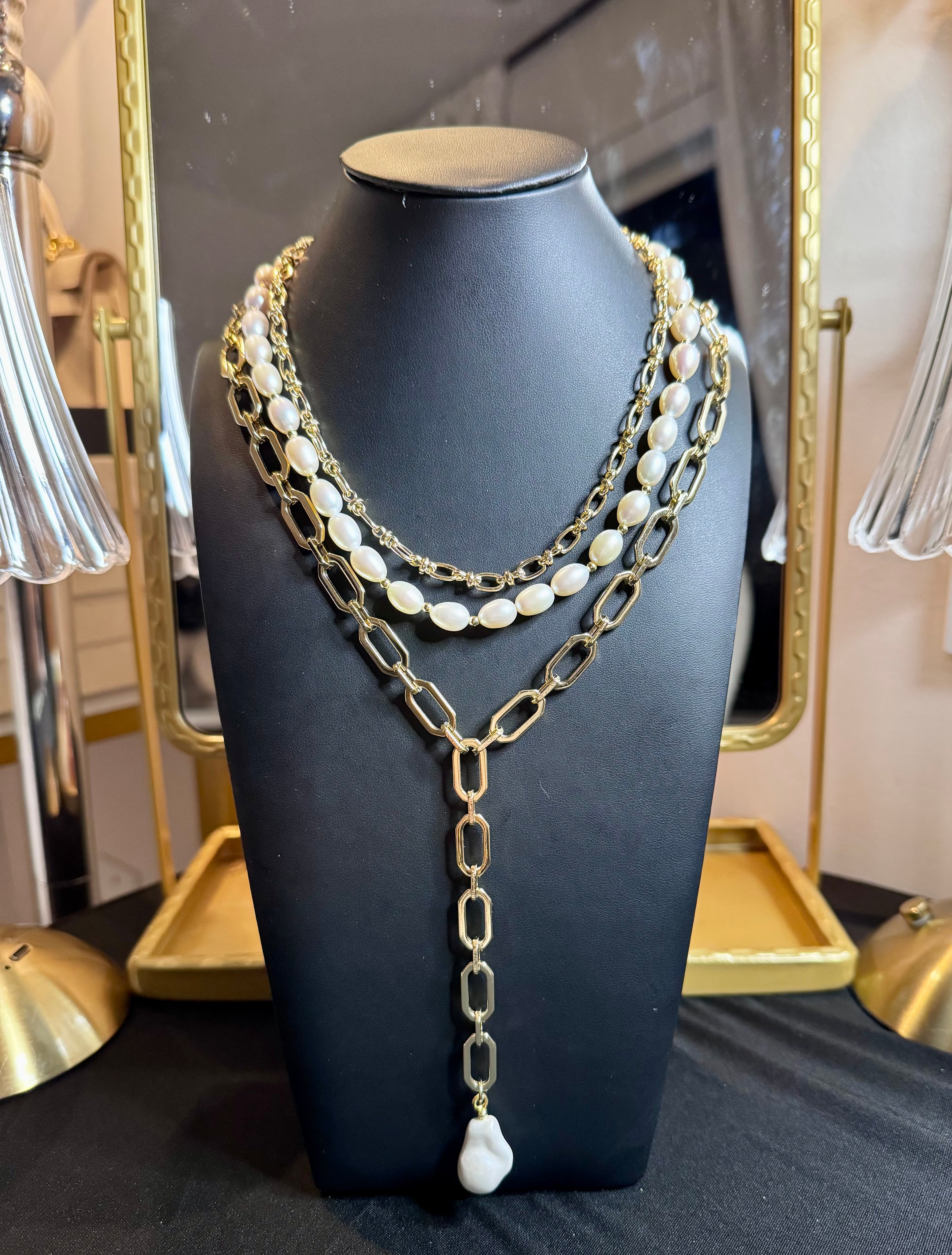 The Camille Necklace - Freshwater Pearl