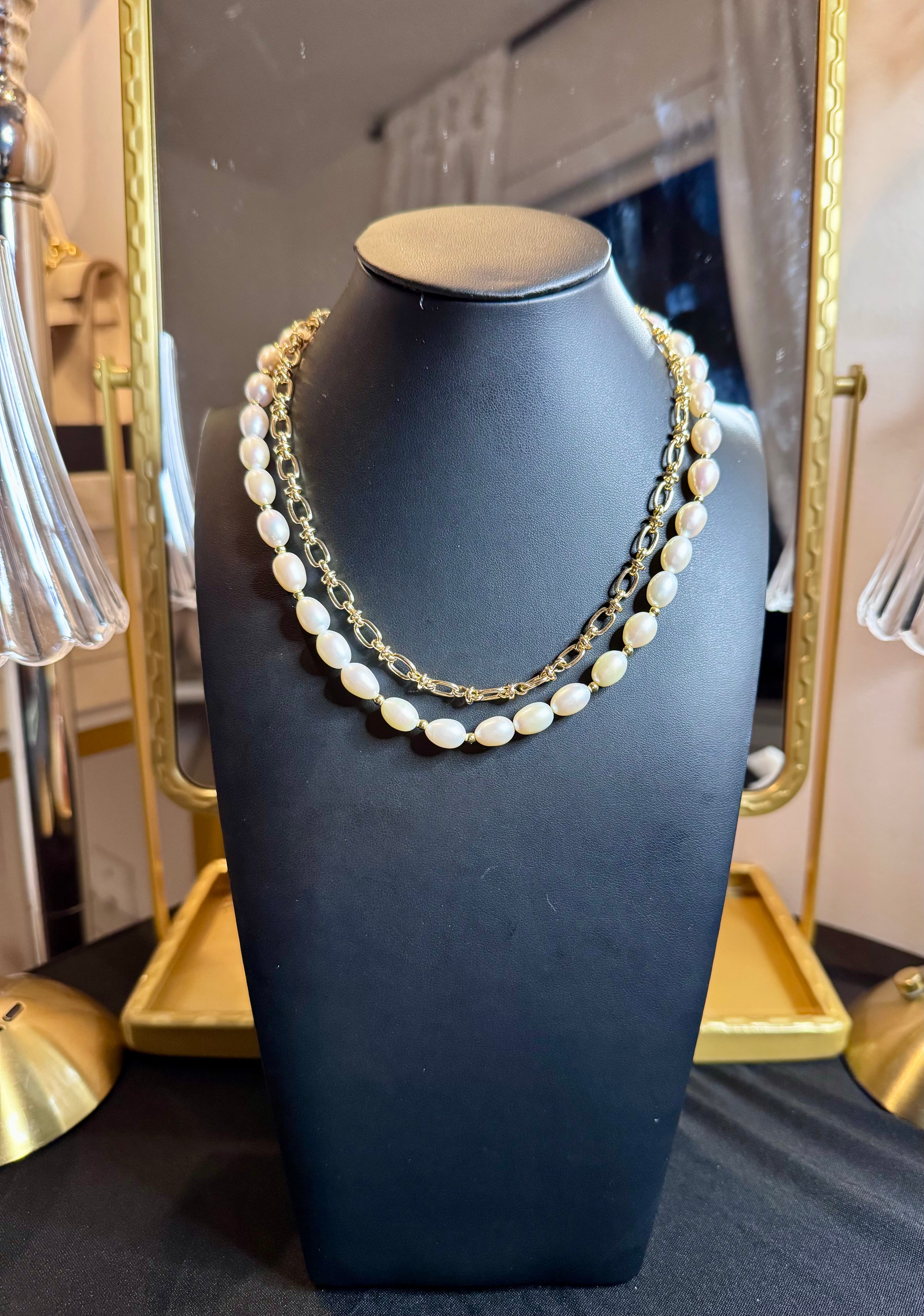 The Camille Necklace - Freshwater Pearl