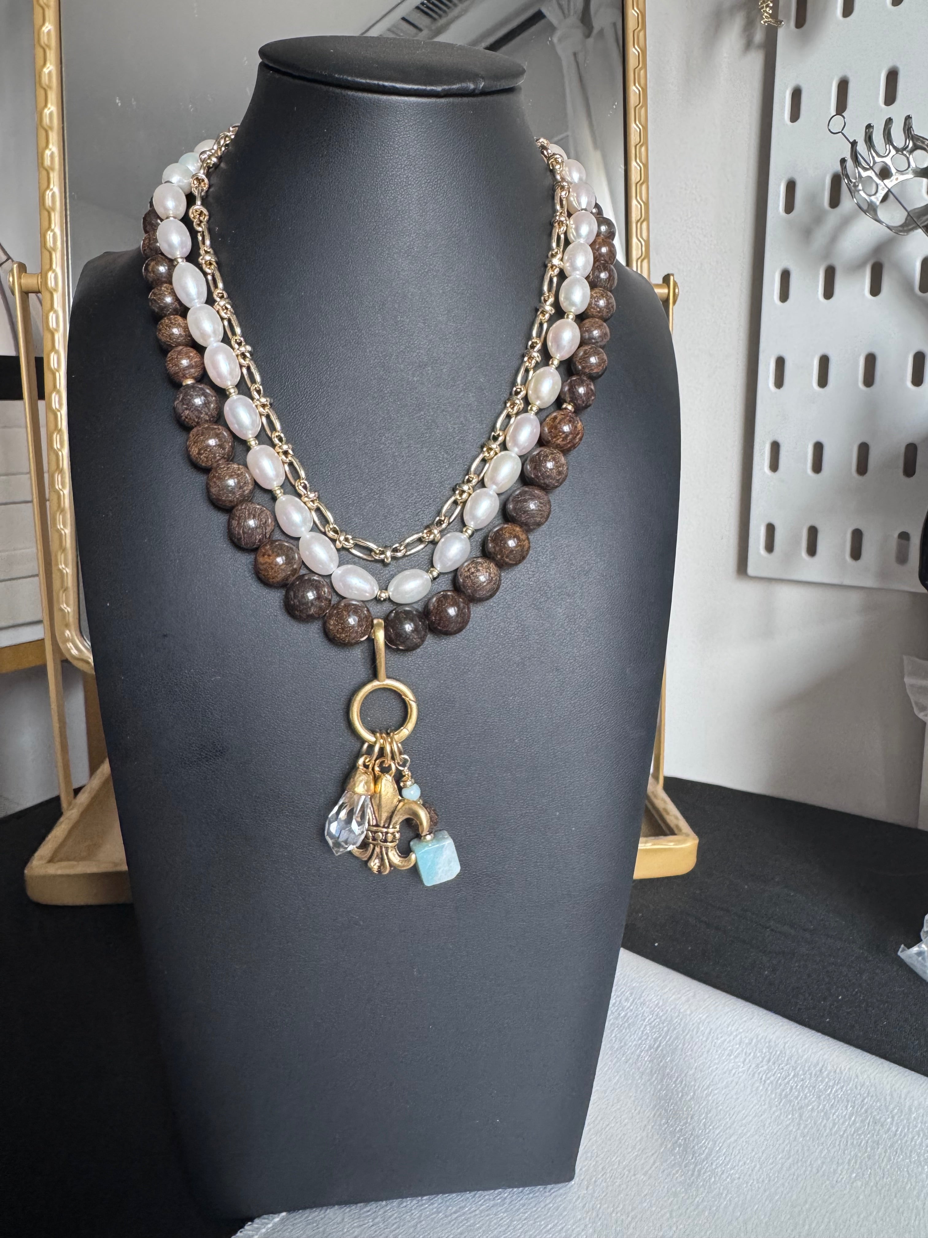 The Marlowe Necklace - In Bronzite