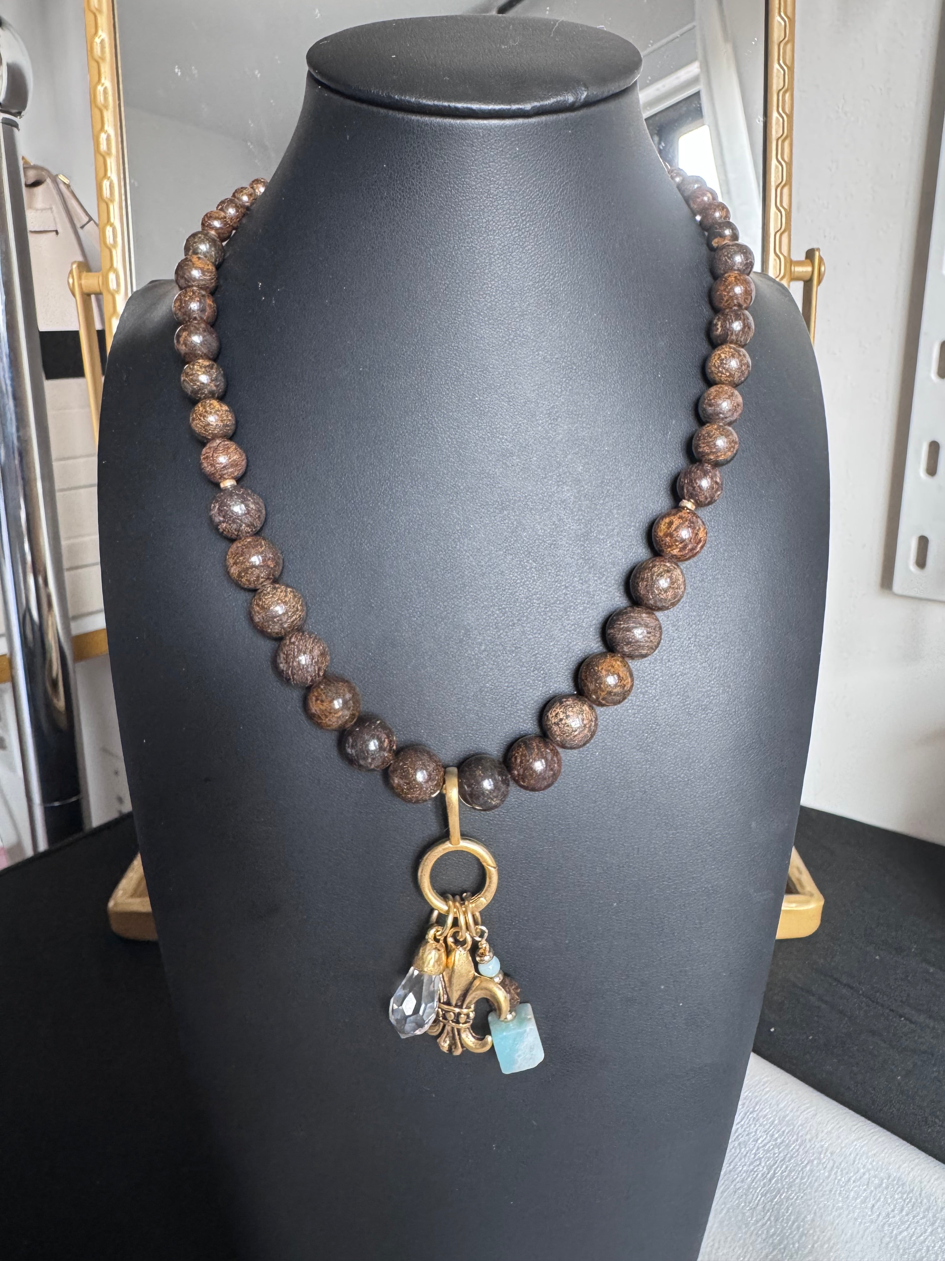 The Marlowe Necklace - In Bronzite