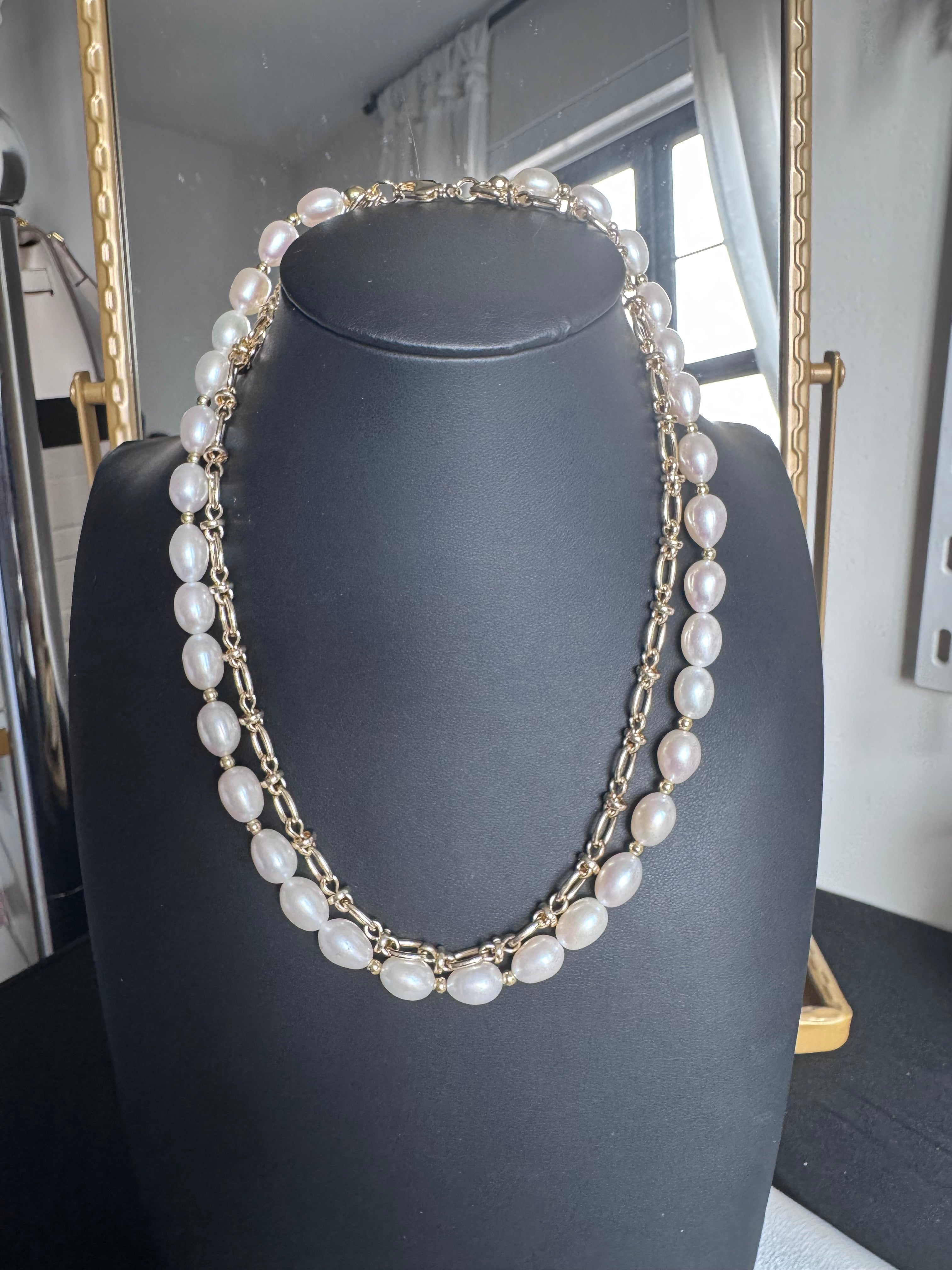 The Camille Necklace - Freshwater Pearl