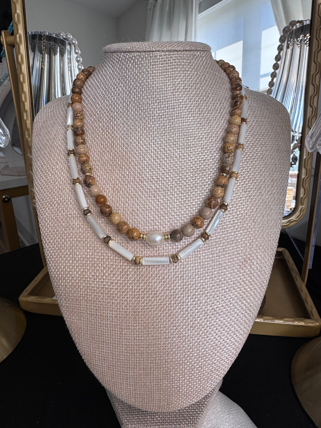 The Mila Necklace — In Picture Jasper