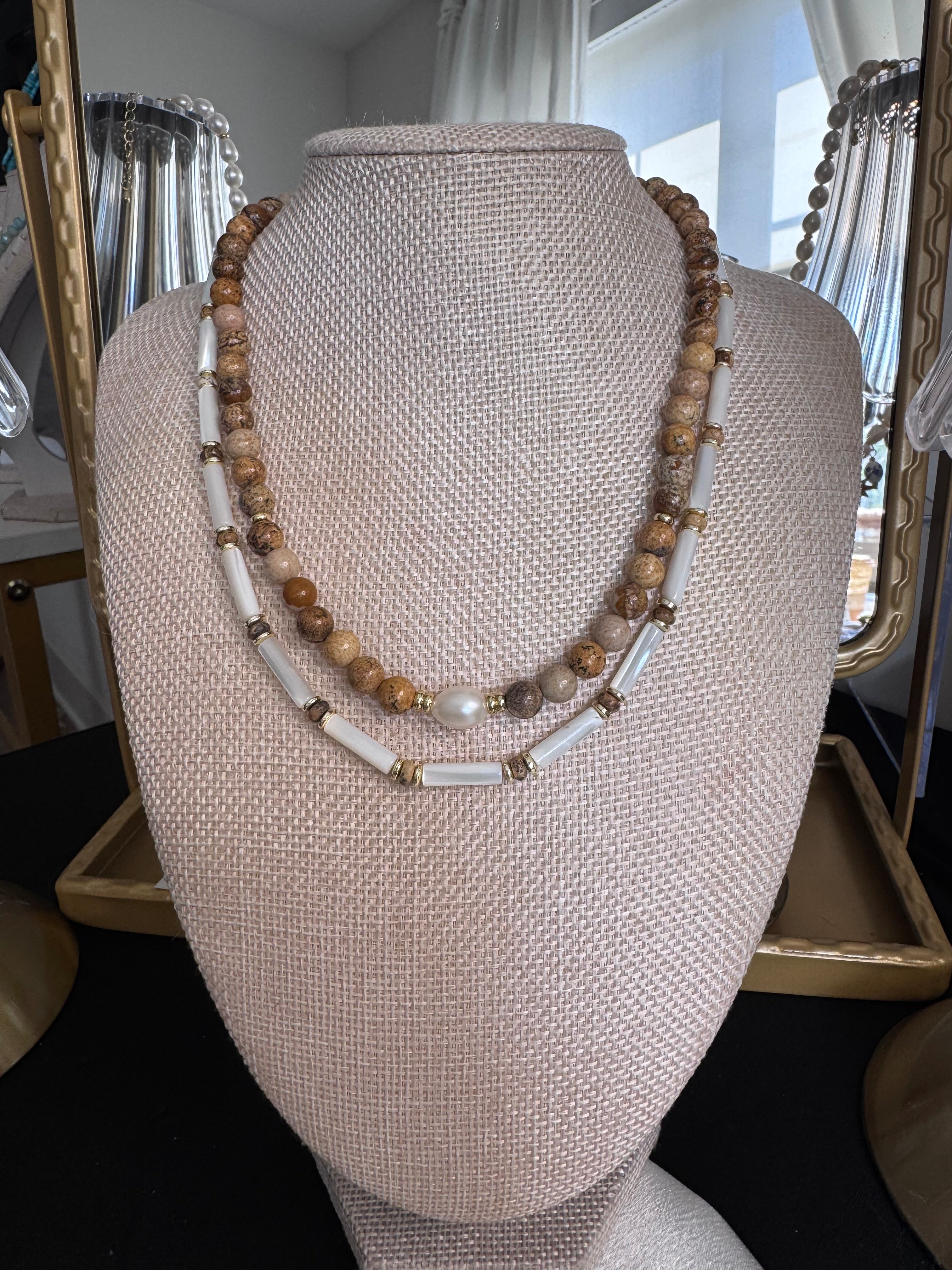 The Mila Necklace — In Picture Jasper