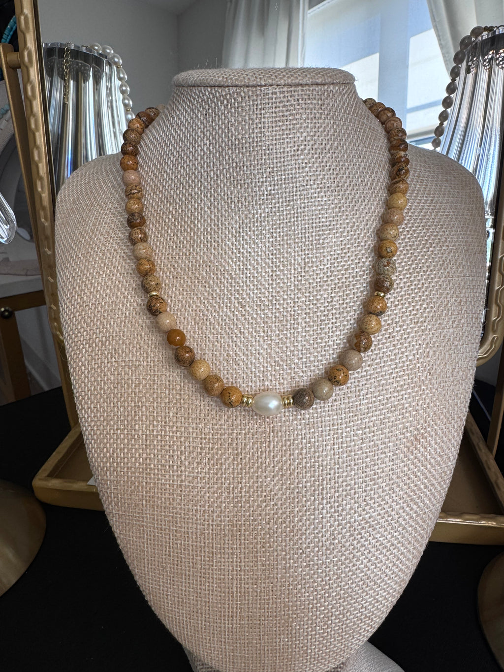 The Mila Necklace — In Picture Jasper