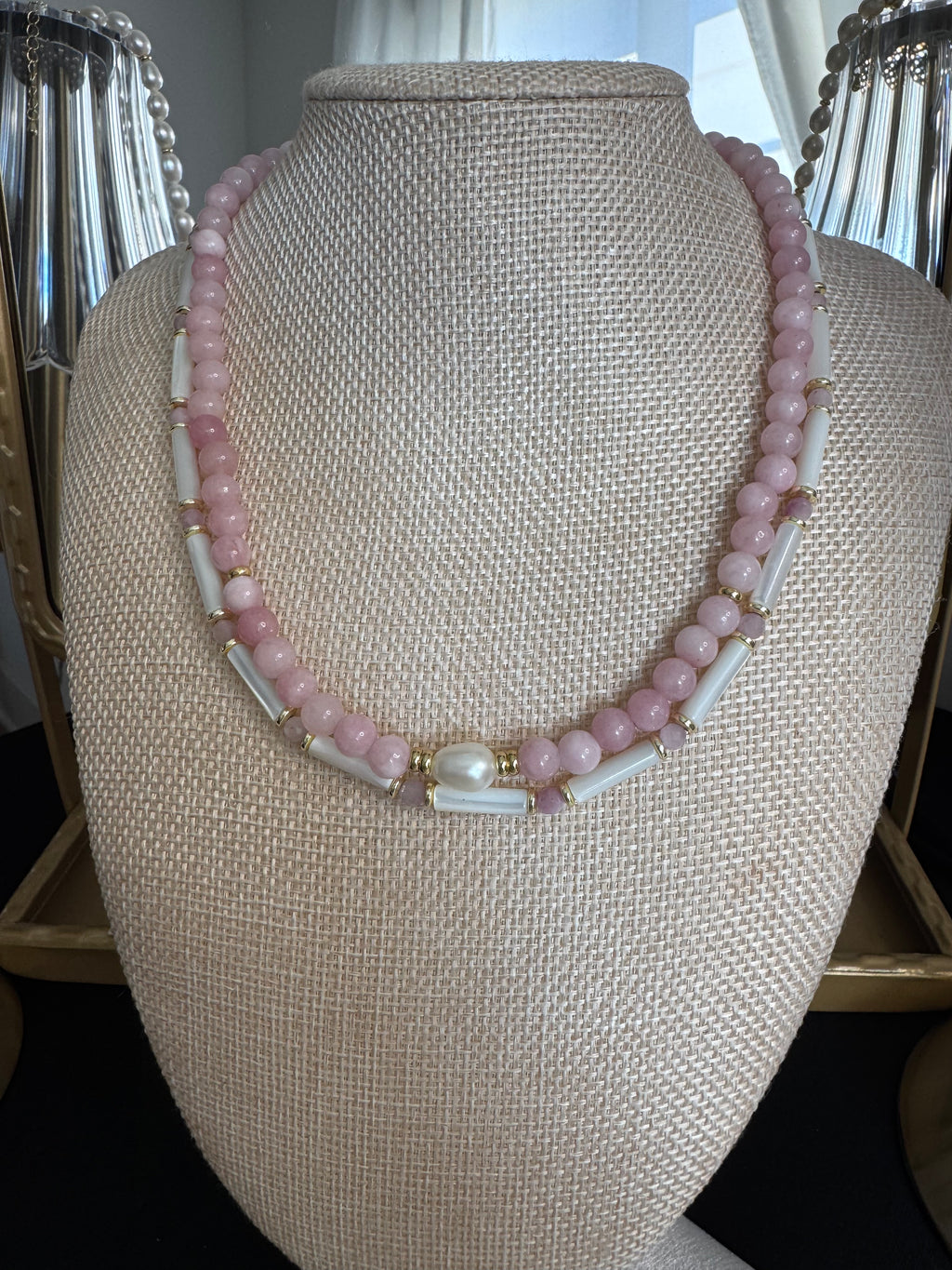 The Mila Necklace — In Kunzite