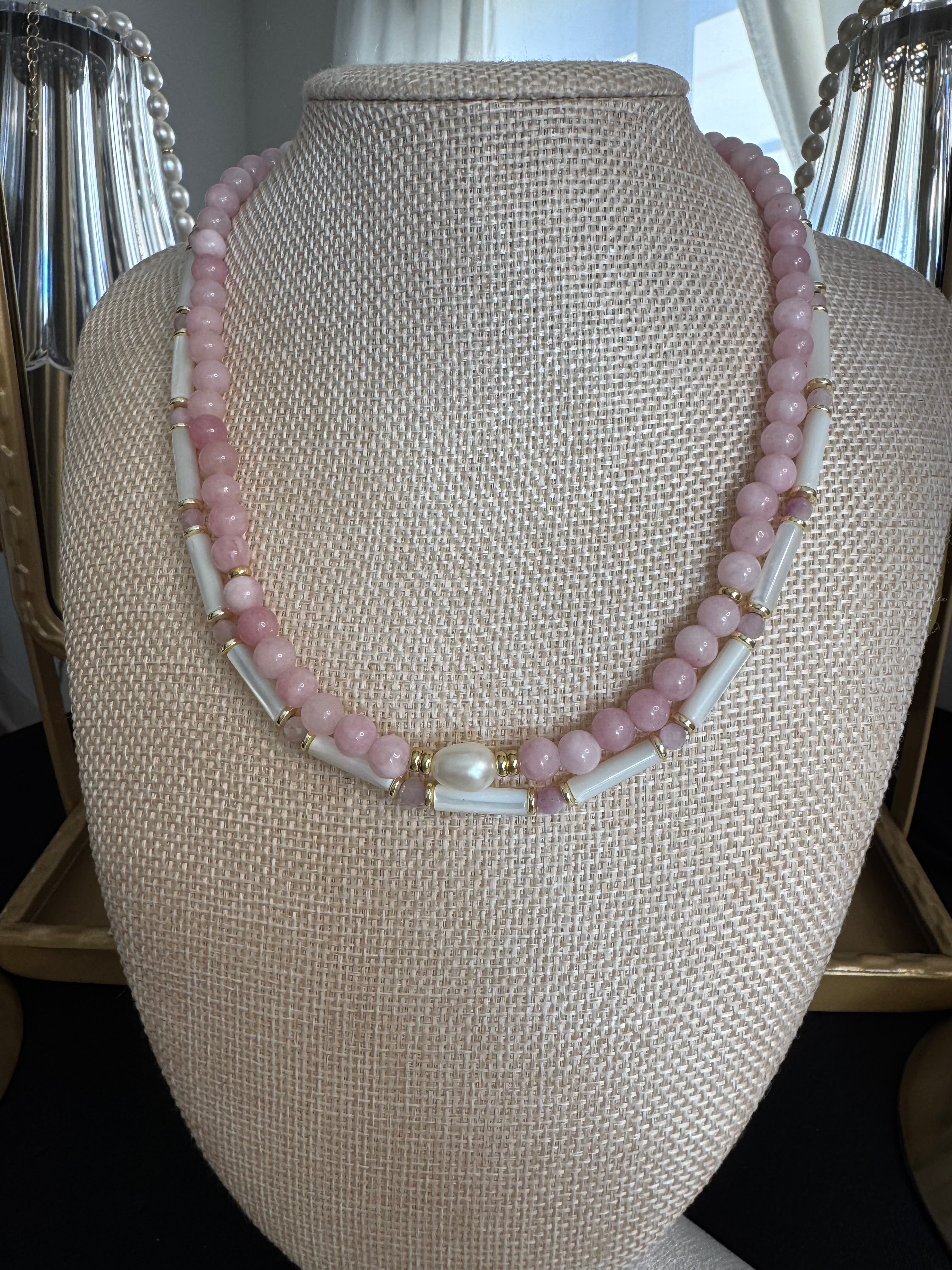 The Mila Necklace — In Kunzite