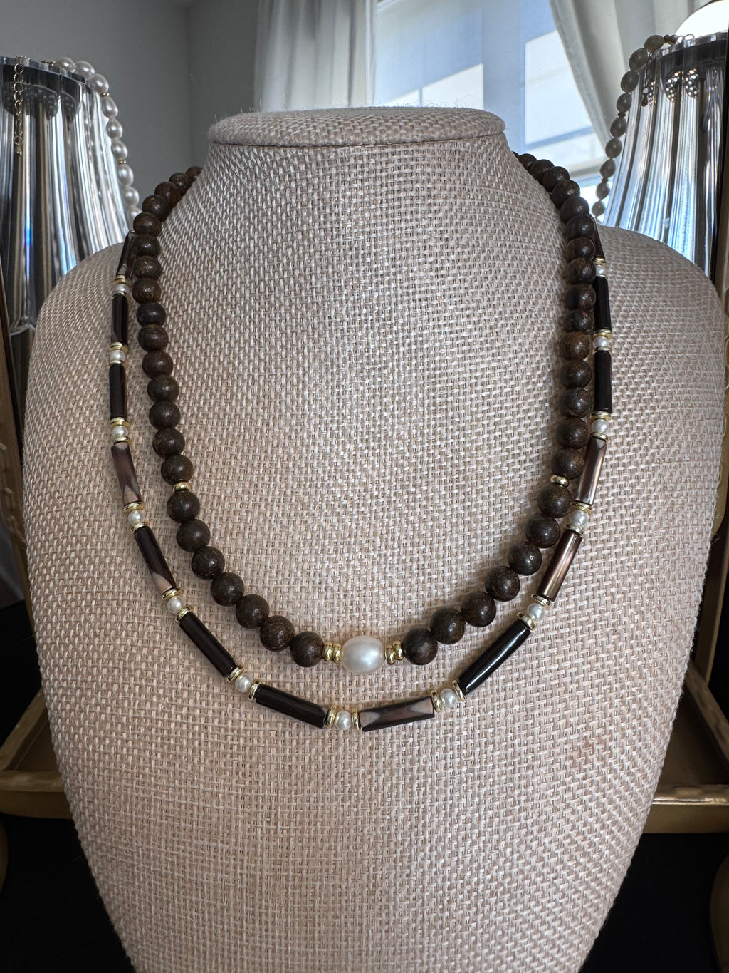 The Mila Necklace — In Bronzite