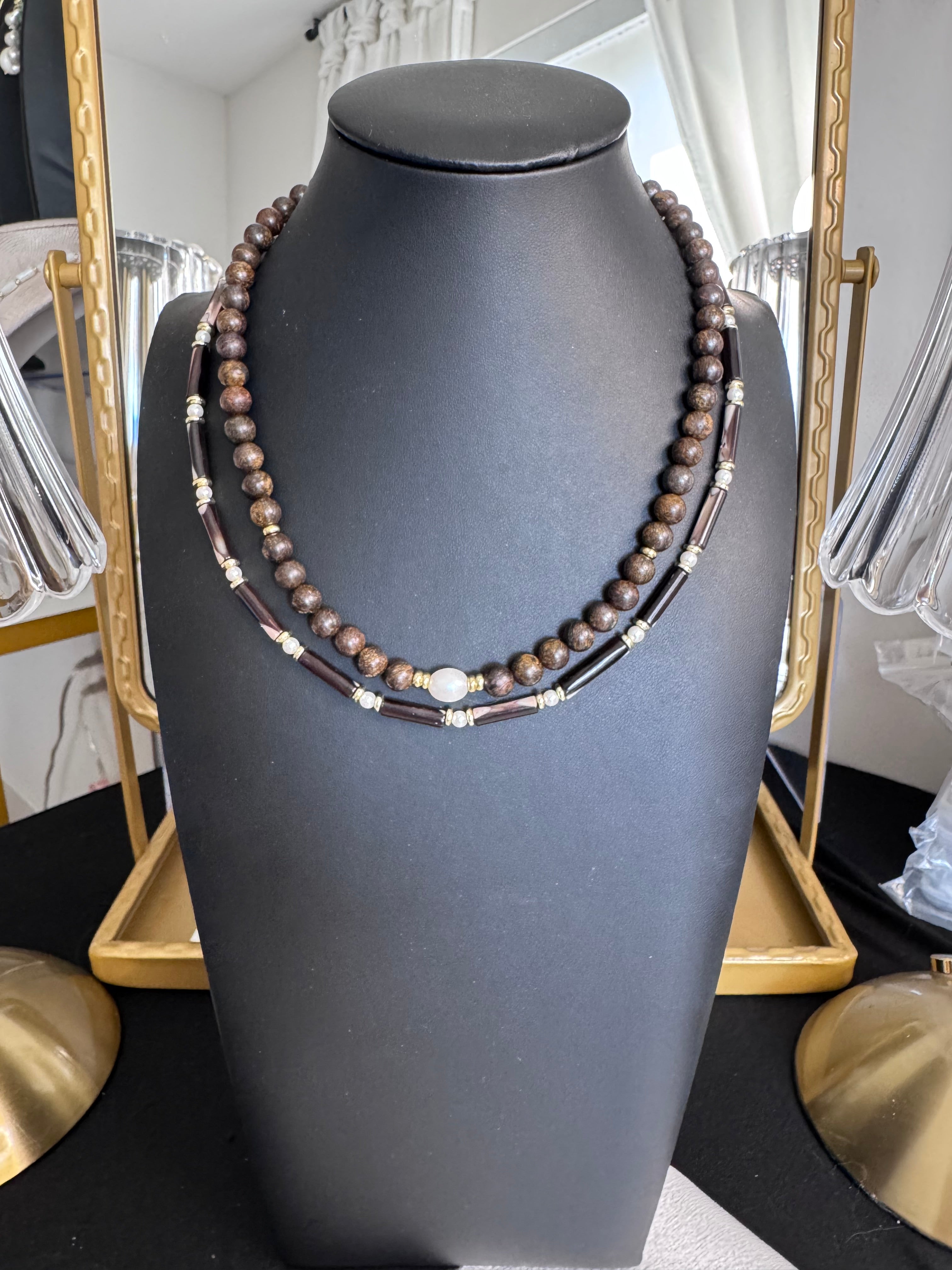 The Mila Necklace — In Bronzite