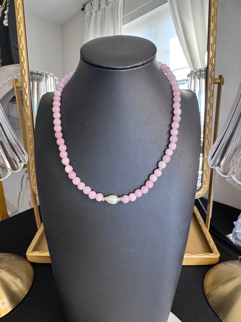 The Mila Necklace — In Kunzite