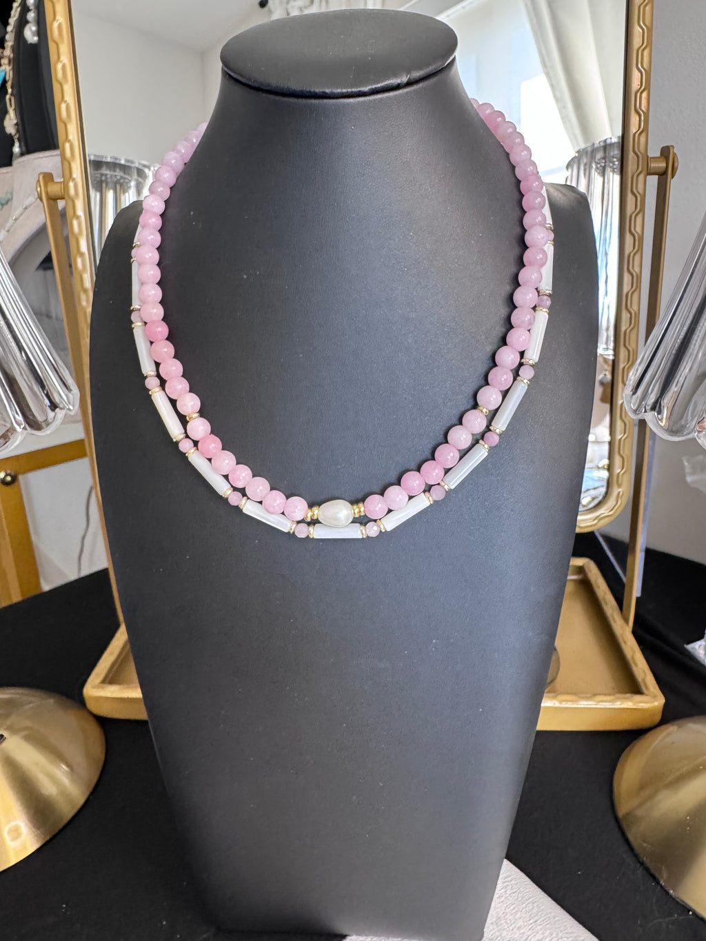 The Mila Necklace — In Kunzite