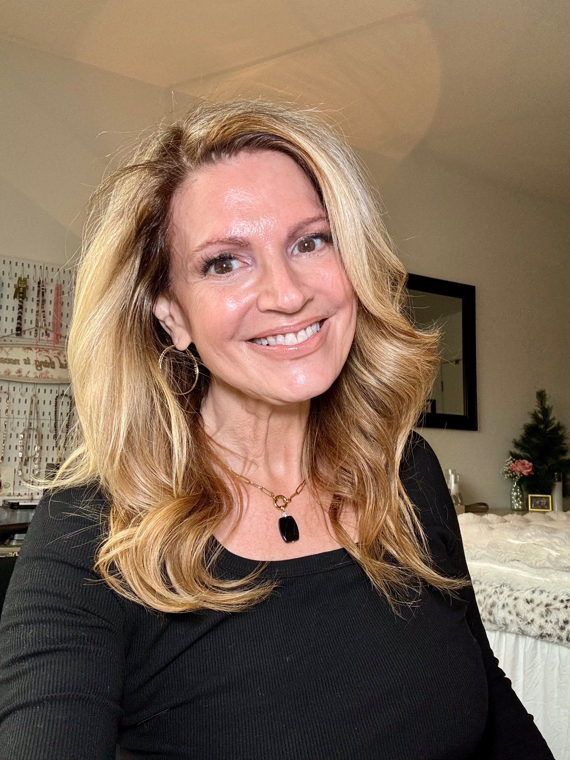 Black Onyx Charm Necklace