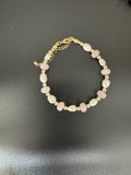Pink and Pearl Bracelet