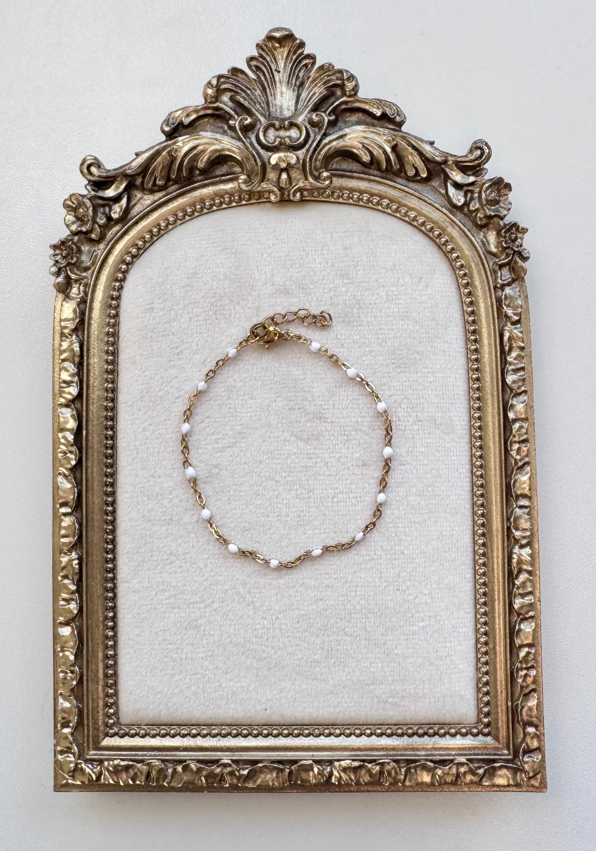 White Confetti Bracelet