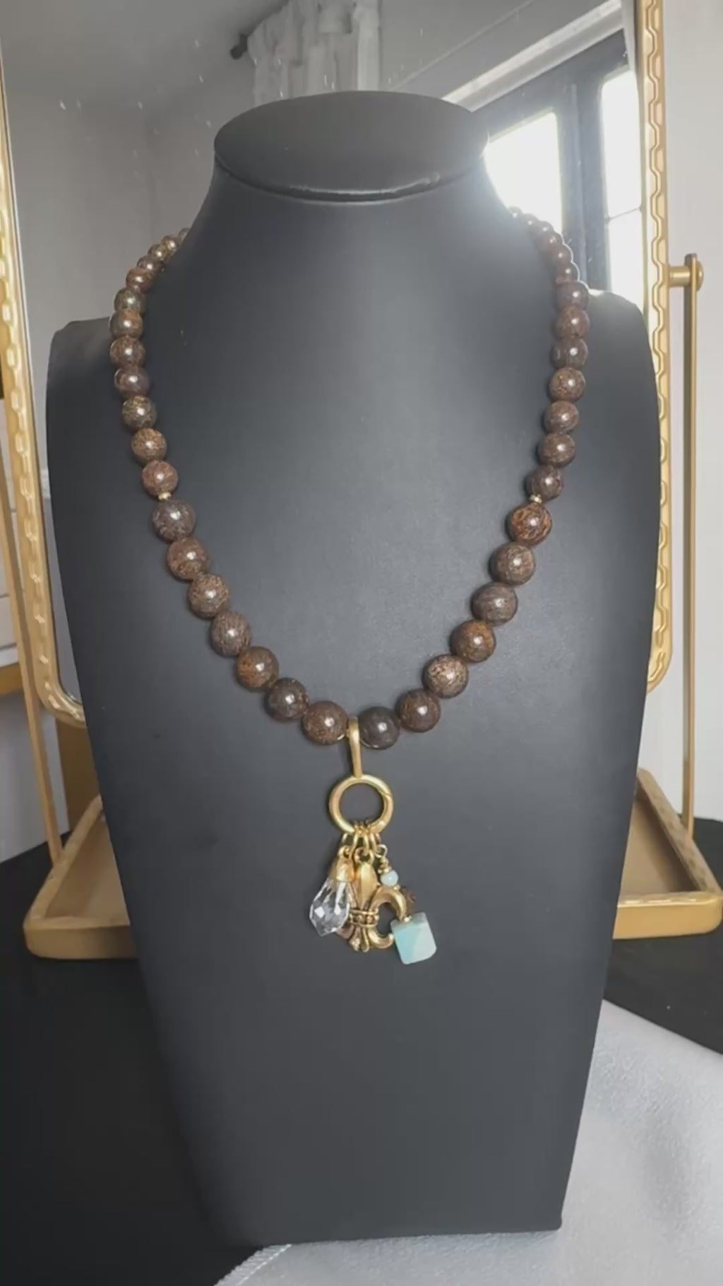 The Marlowe Necklace - In Bronzite